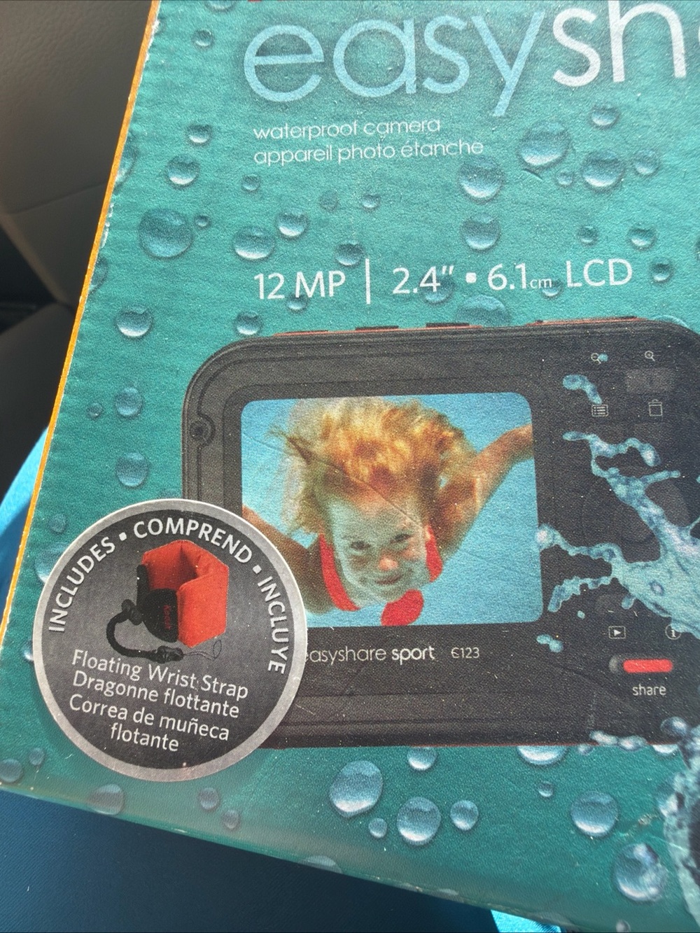 Kodak Easyshare Sport Waterproof Camera - Black and Teal